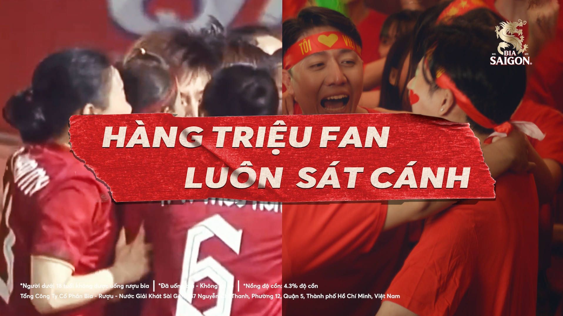 Bia Saigon - Triệu fan sát cánh cùng Đội tuyển nữ quốc gia tiến vào World Cup 2023