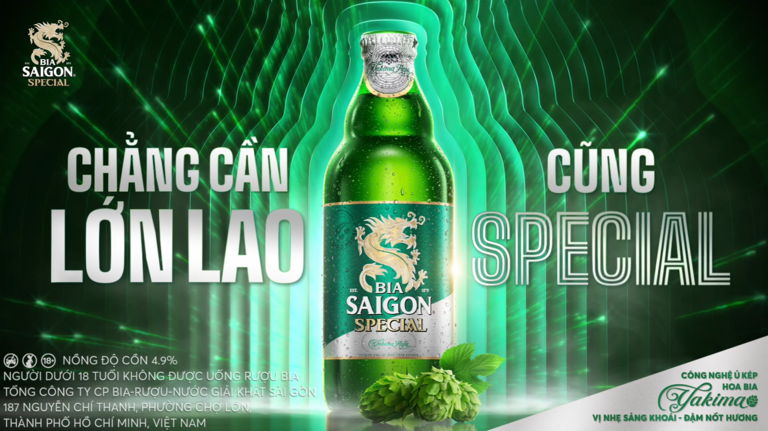Bia Saigon Special – Special Doesn’t Have to Be Grand