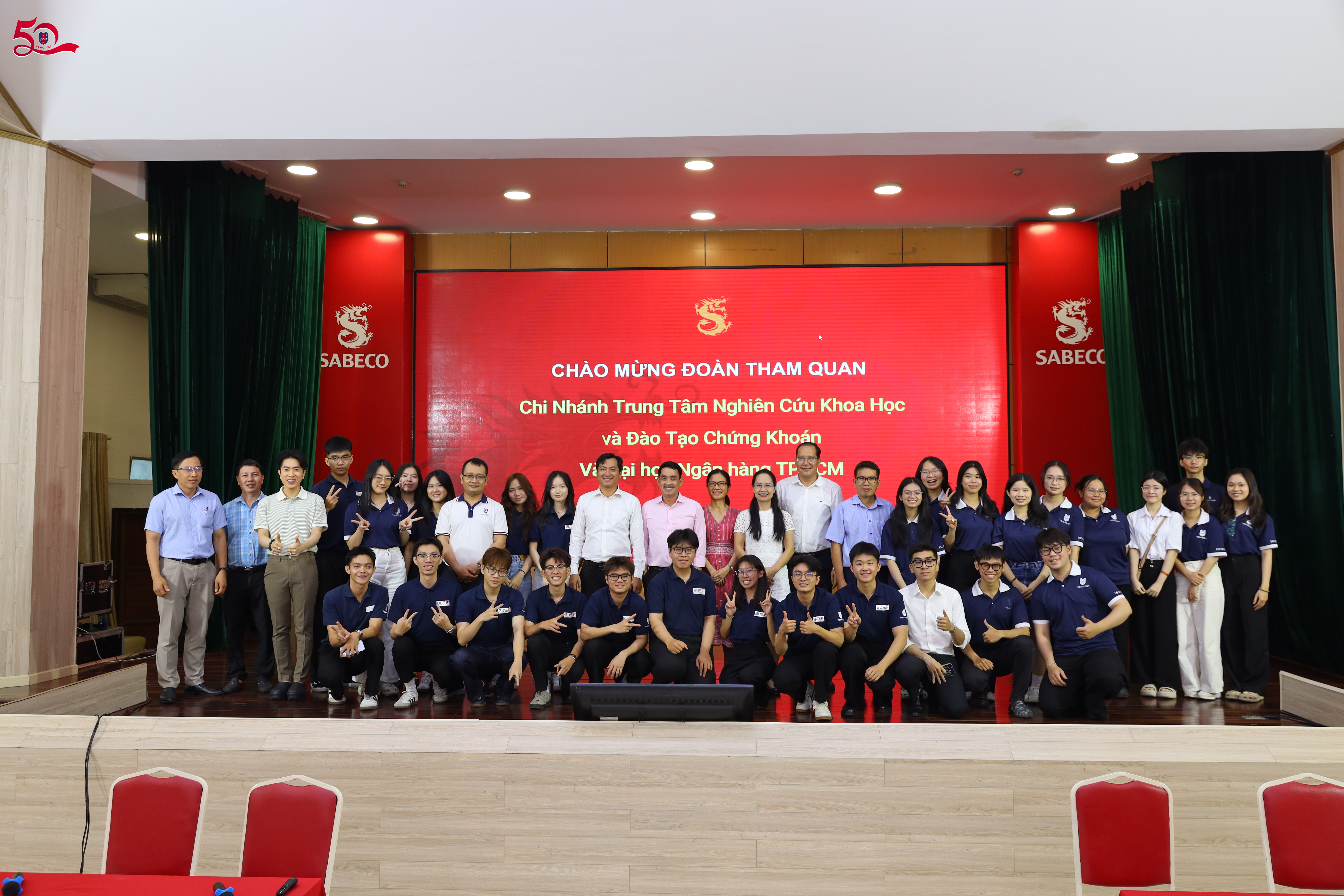 HO CHI MINH CITY UNIVERSITY OF BANKING STUDENTS VISIT AND GAIN PRACTICAL INSIGHTS AT SAIGON BEER BREWERY